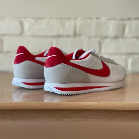 Nike ID Cortez 72’ Running Shoes FJ8890-905 White Red Retro Men Size 11.5 / 13W